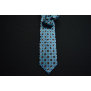 Turquoise Polka Dots Tie
